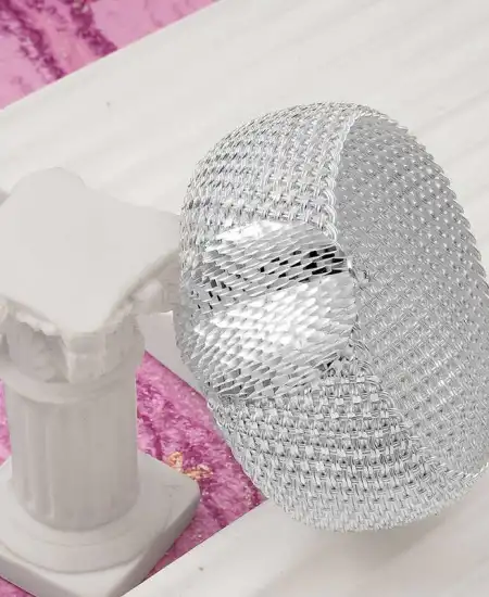 Gümüş Elişi Kalemli Kadın Bilezik