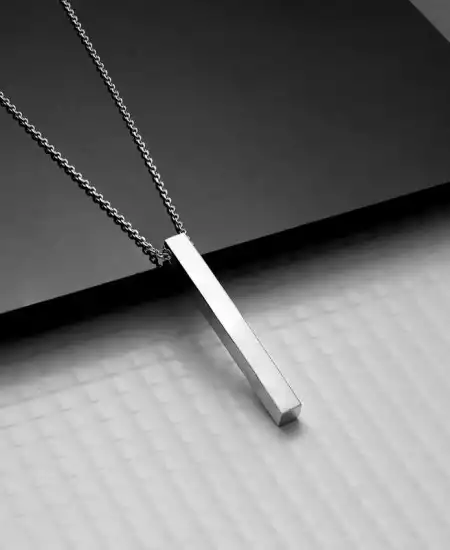 Gümüş Erkek Çubuk Kolye