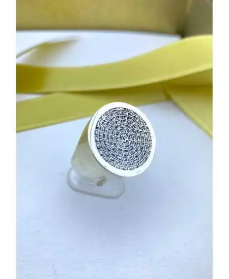 Gümüş Esma-ül Hüsna Erkek Yüzük