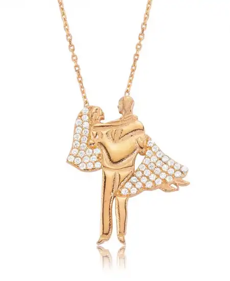 Gümüş Evlilik Bayan Kolye