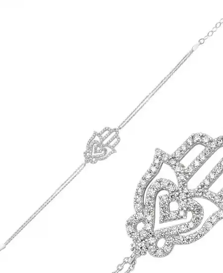 Gümüş Fatma Ana Eli Bayan Bileklik