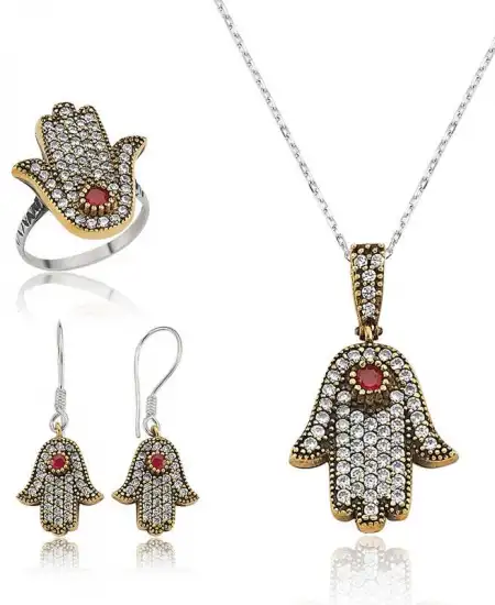 Gümüş Fatma Ana Eli Bayan Set