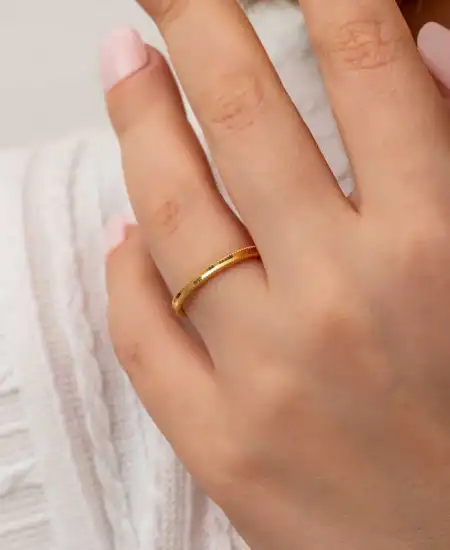 Gümüş Gold Ajda Kadın Yüzük