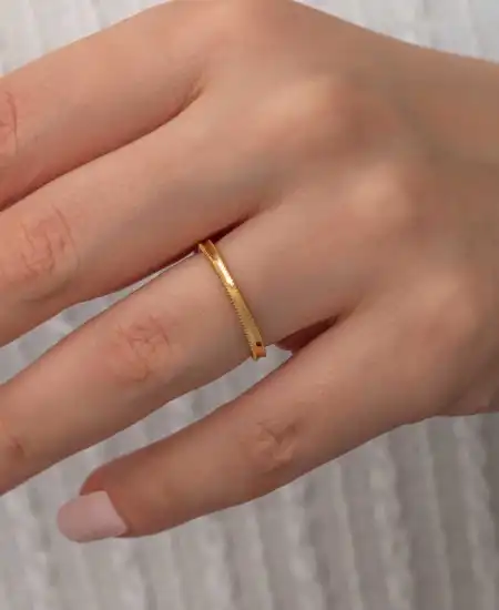 Gümüş Gold Ajda Kadın Yüzük