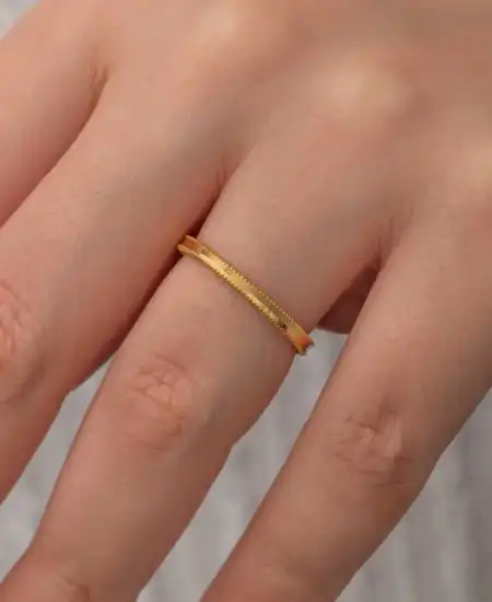 Gümüş Gold Ajda Kadın Yüzük