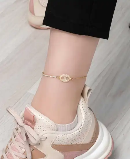 Gümüş Gold Gemici Figürlü Halhal