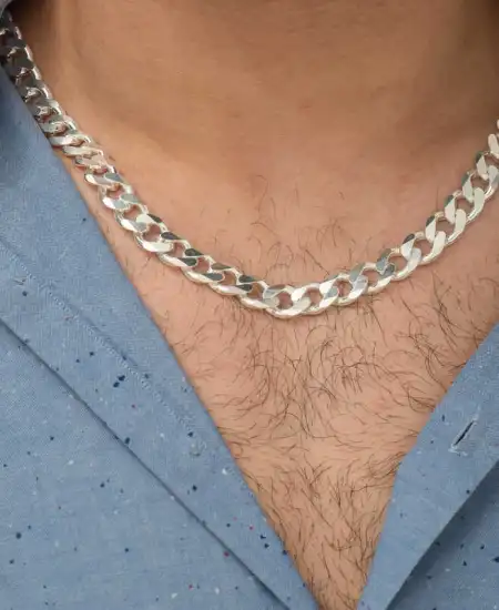 Gümüş Gurmet Zincir Erkek Kolye