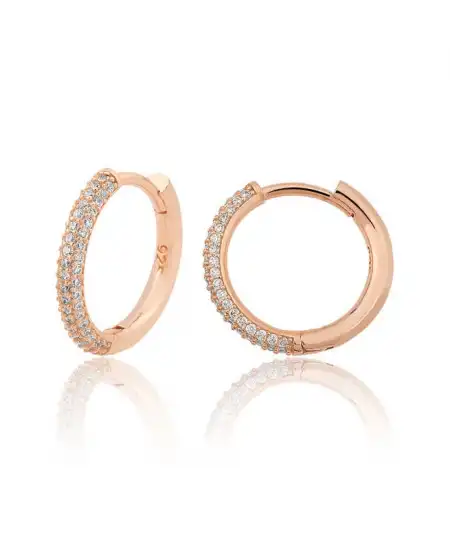 Gümüş Halka Bayan Küpe