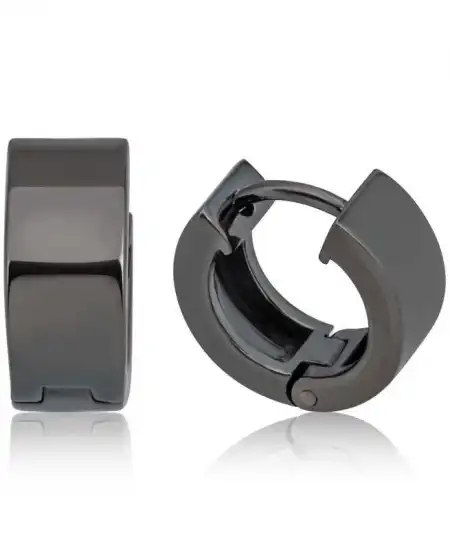 Gümüş Halka Erkek Küpe