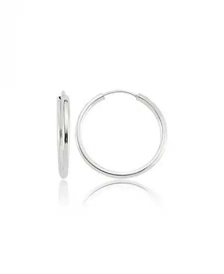 Gümüş Halka Küpe