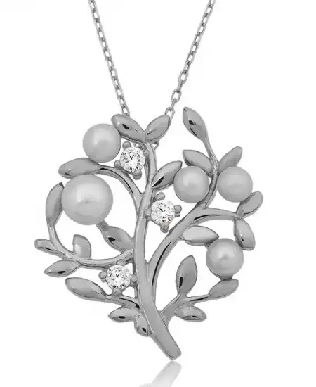 Gümüş Hayat Ağacı Kadın Kolye