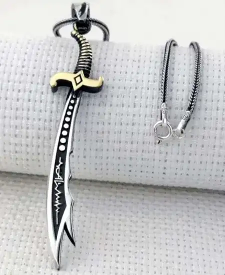 Gümüş Hz. Ali Zülfikar Kılıcı Kolye