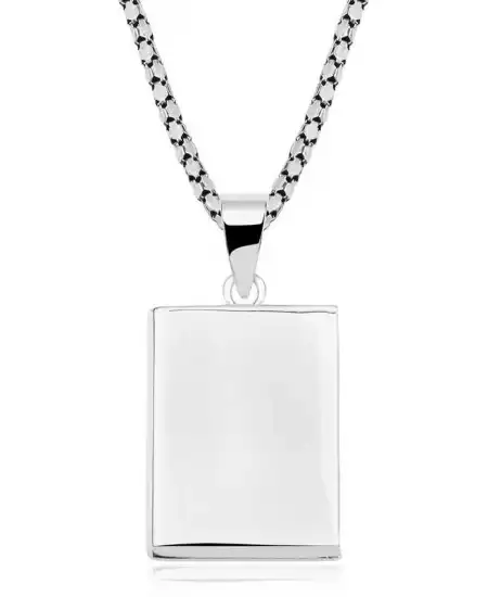 Gümüş İçi Açılabilen Cevşen Kolye