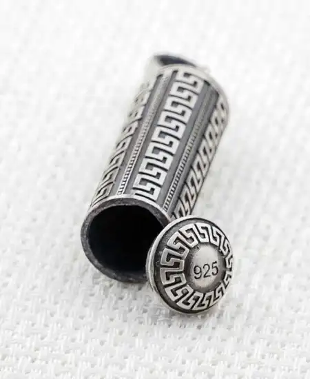 Gümüş İçi Açılabilen Muska Kabı Kolye