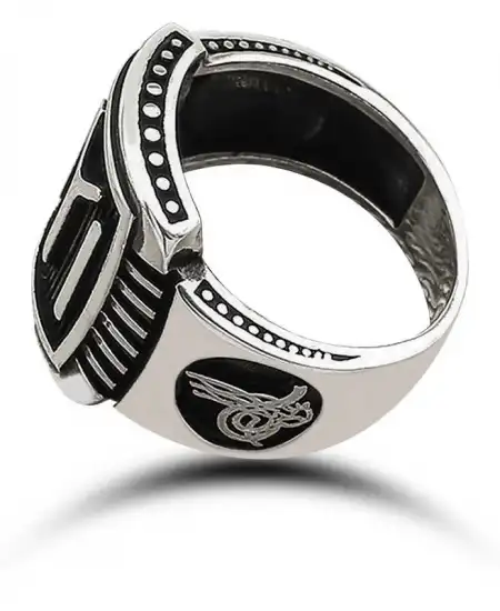 Gümüş Iyı Kayı Boyu Erkek Yüzük