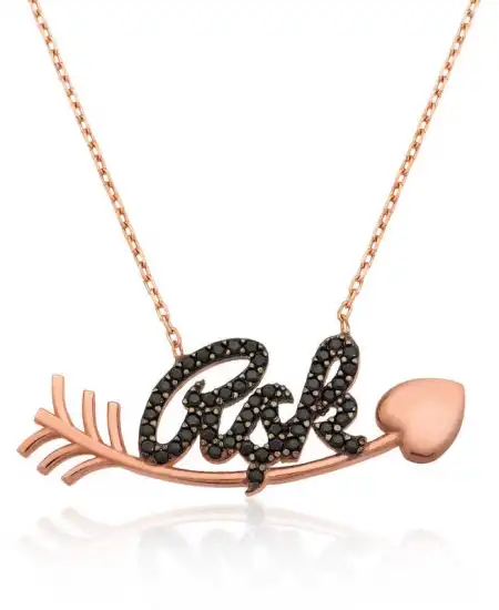 Gümüş Kalbe Giden Aşk Kolye