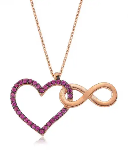 Gümüş Kalbim Sonsuza Kadar Seninle Kolye