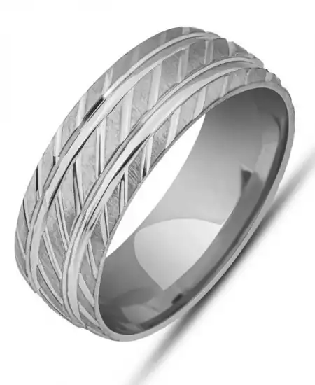 Gümüş Kalemli Rodyum Alyans