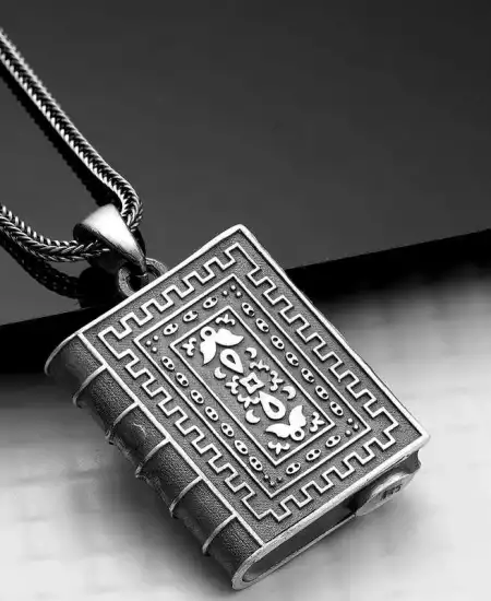 Gümüş İçi Açılabilen Muskalık Kolye