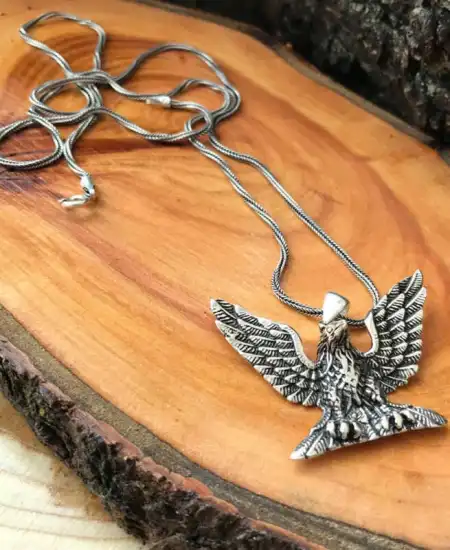 Gümüş Kartal Erkek Kolye