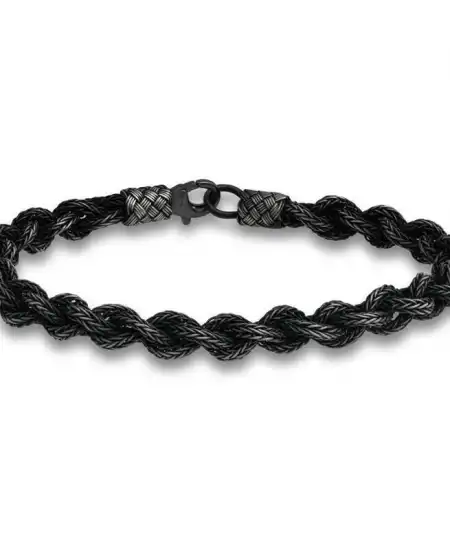 Gümüş Kazaziye Örgü Bileklik