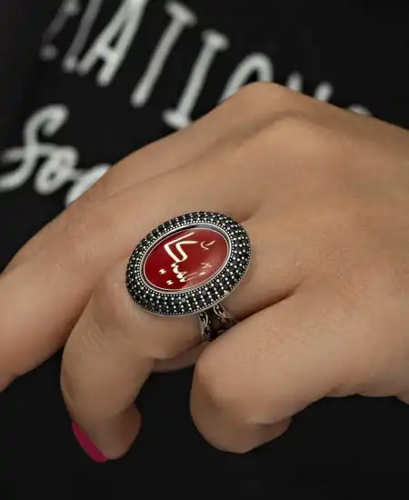 Gümüş Kişiye Özel Kadın Yüzük