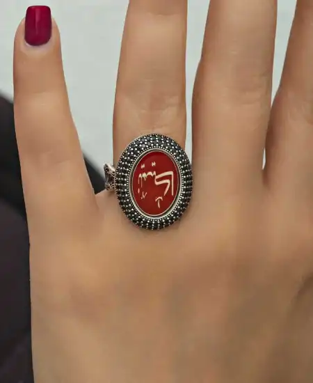 Gümüş Kişiye Özel Kadın Yüzük