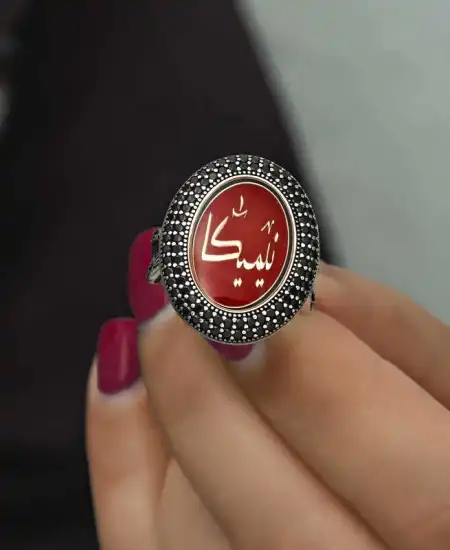 Gümüş Kişiye Özel Kadın Yüzük