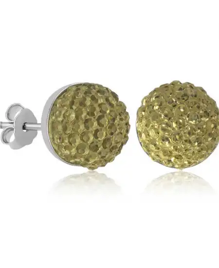 Gümüş Kristal Çivili Kadın Küpe