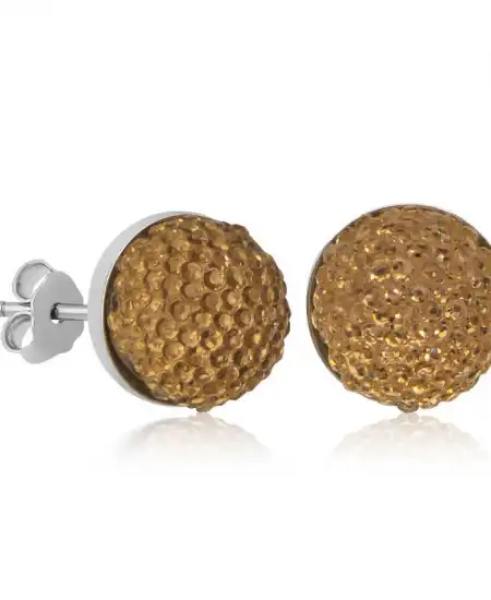 Gümüş Kristal Çivili Kadın Küpe