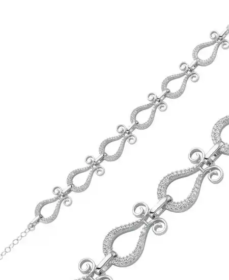 Gümüş Lale Bayan Bileklik