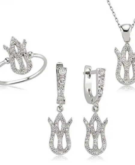 Gümüş Lale Bayan Set