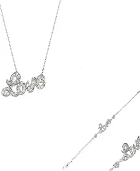 Gümüş Love Set