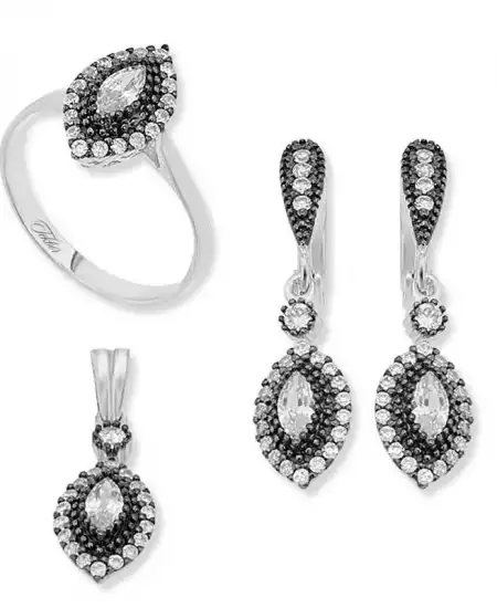 Gümüş Mekik Bayan Set
