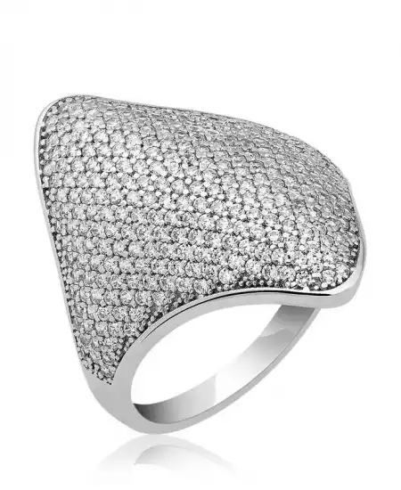 Gümüş Mekik Bayan Yüzük