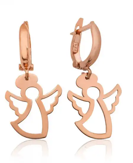 Gümüş Melek Küpe