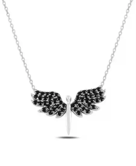 Gümüş Mikail Meleği Bayan Kolye