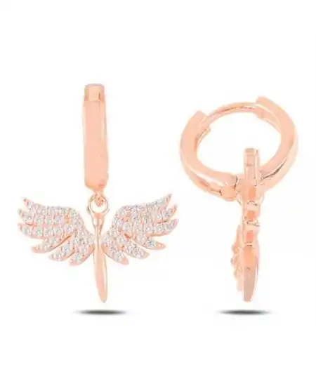 Gümüş Mikail Meleği Bayan Küpe