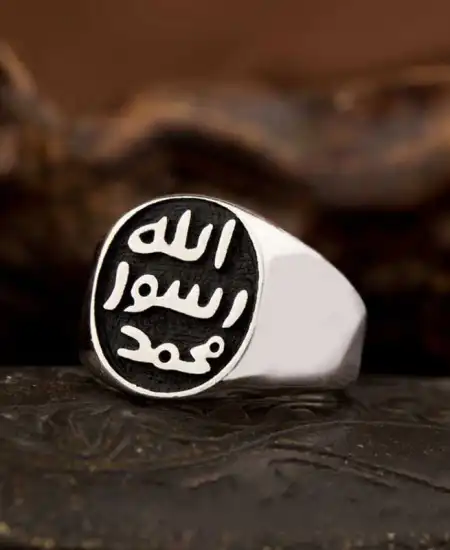 Gümüş Mührü Şerif Erkek Yüzük