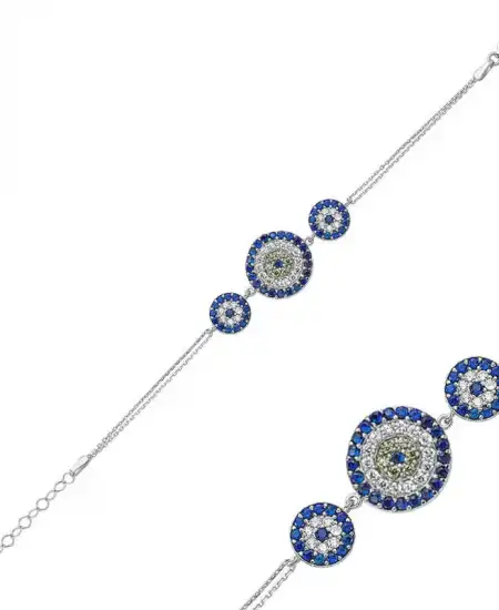 Gümüş Nazar Bayan Bileklik