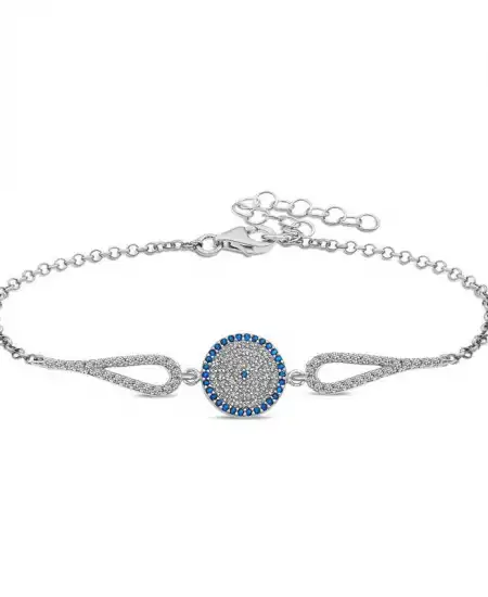 Gümüş Nazar Bayan Bileklik