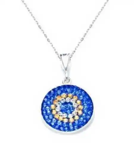 Gümüş Nazar Bayan Kolye