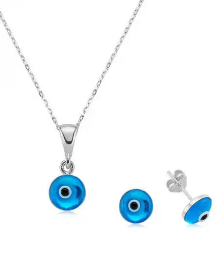 Gümüş Nazar Bayan Set