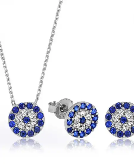 Gümüş Nazar Bayan Set