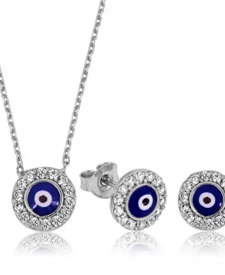Gümüş Nazar Bayan Set