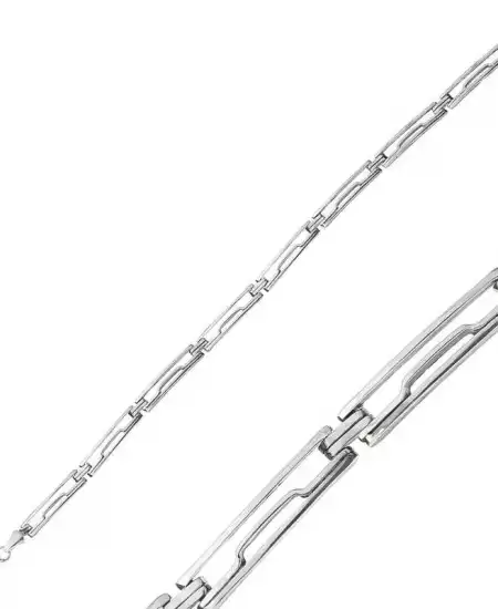 Gümüş Oksitli Erkek Bileklik