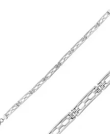 Gümüş Oksitli Erkek Bileklik