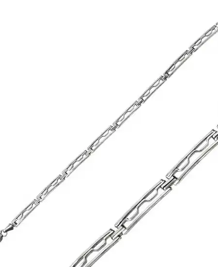 Gümüş Oksitli Erkek Bileklik