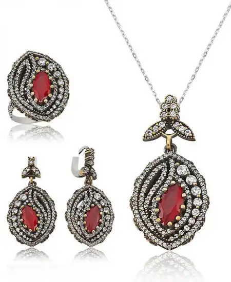 Gümüş Otantik Bayan Set