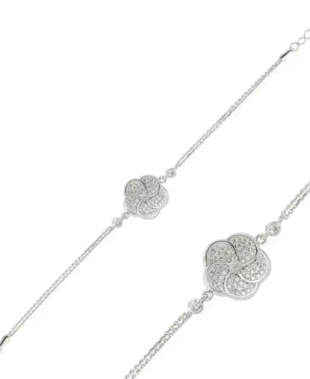 Gümüş Papatya Bayan Bileklik